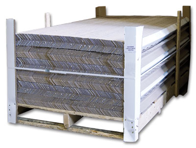 2x2x48x.160 Edge Board Pallet Corner Protectors